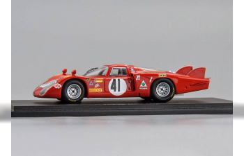 ALFA ROMEO 33/2 #41 Le Mans G. Baghetti - N. Vaccarella (1968), red