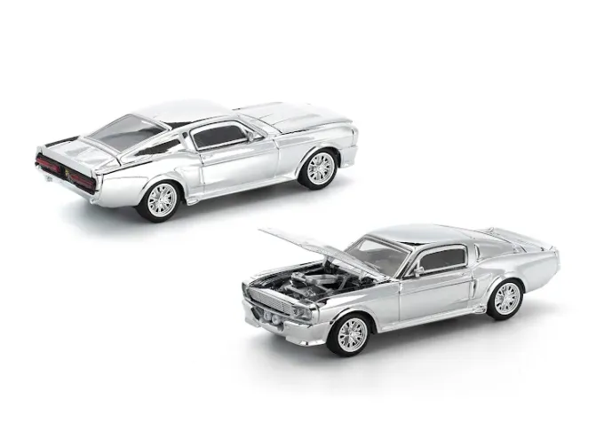 SHELBY Mustang GT500, silver chrome