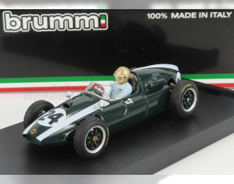COOPER F1 T51 Climax N 24 Winner Monaco Gp Jack Brabham 1959 World Champion - With Driver Figure, Green White