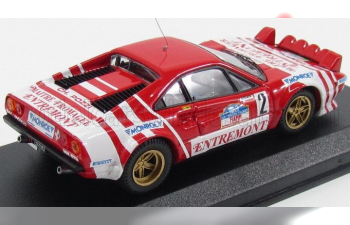 FERRARI 308 Gtb Gr.4 (night Version) N2 Winner Rally Targa Florio (1981) Andruet - Tilber, Red