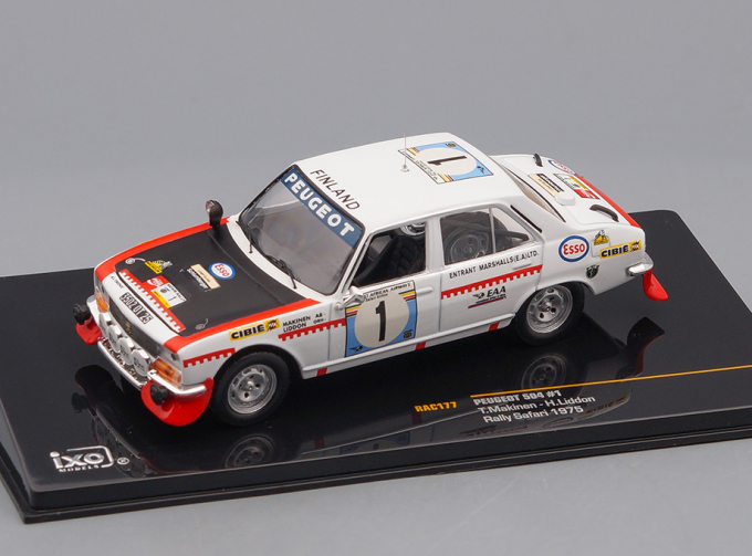 PEUGEOT 504 #1 T.Makinen-H.Liddon Rally SAFARI 1975, white