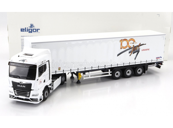 MAN Tgx 18.470 Truck Telonato Jost Logistic Transports (2021), White