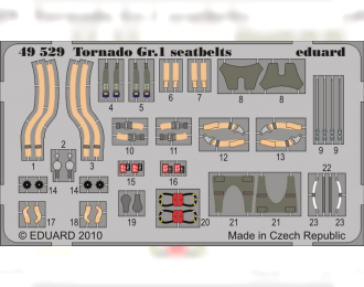 Фототравление Tornado Gr.1 ремни безопасности