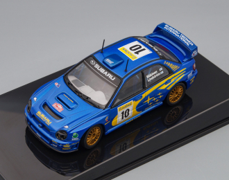 SUBARU  Impreza WRX #10 Rally Montecarlo 2002 T.Makinen - K.Lindstrom, blue