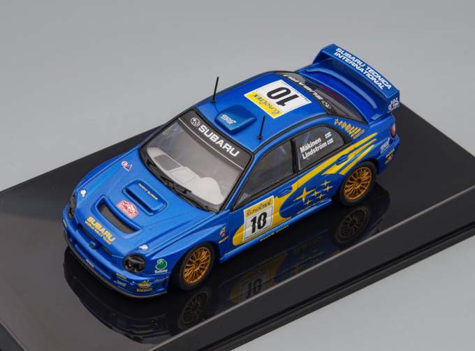 SUBARU Impreza WRX #10 Rally Montecarlo 2002 T.Makinen - K.Lindstrom, blue