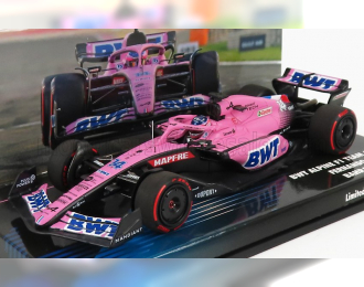 RENAULT F1 A522 Team Alpine Bwt №14 Bahrain Gp (2022) Fernando Alonso, Pink