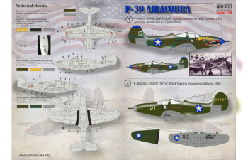 P-39 Airacobra Wet decal