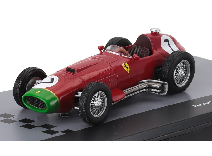 FERRARI F1 801 №7 Season (1957) Peter Collins - Con Vetrina - With Showcase, Red Green