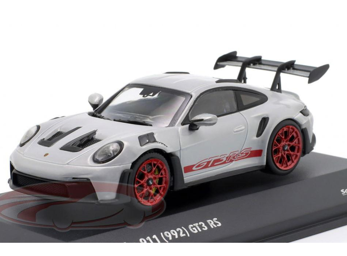 PORSCHE 911 (992) GT3 RS (2023), ice grey metallic / pyrorot