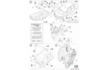 Сборная модель Mitsubishi Lancer Evolution VII WRC Rally Model