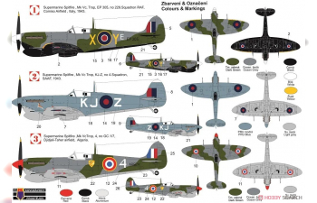 Сборная модель Spitfire Mk.Vc "Mediterranean Theatre"