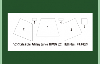 Сборная модель артиллерийская система Archer FH77BW L52