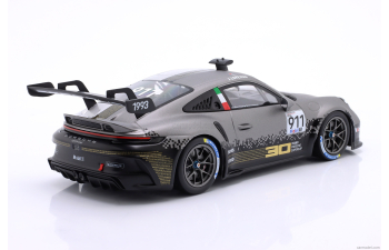 PORSCHE 911 992 Gt3 Cup 4.2l Team Porsche Motorsport №911 Porsche Supercup Imola (2022) Jorge Lorenzo, White Grey