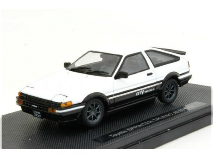 TOYOTA AE86 Sprinter Trueno GTV (1983), белый с черным