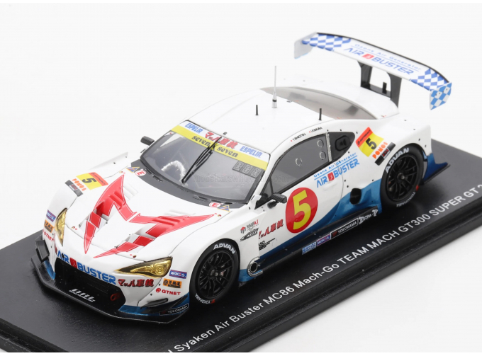 TOYOTA Mc86 Team Mach №5 Gt300 Class Super Gt Yusuke Shiotsu - Iori Kimura (2025), White Red Blue