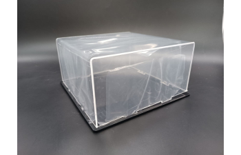 Бокс акриловый 150х150х80, основание черный глянец