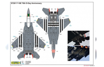 Сборная модель Самолет F-15E 75th D-Day Anniversary