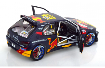 PEUGEOT 306 Maxi Red Bull N4 6th Rally Mont Blanc (2021) S.Loeb - D.Elena, Blue Yellow Red