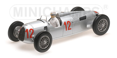 AUTO UNION TYP C - HANS STUCK - BUDAPEST GRAND PRIX 1936
