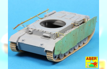 Фототравление для Side skirts for PzKpfw III