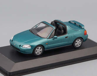 HONDA CR-X del Sol (1992), green metallic