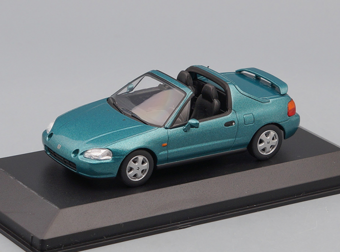 HONDA CR-X del Sol (1992), green metallic