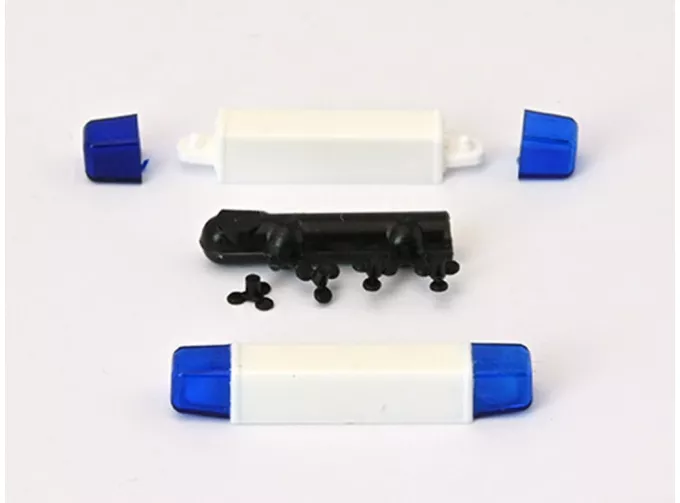 Проблесковый маяк Hella Light Old, белый/синий