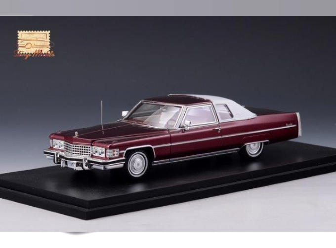 CADILLAC Coupe Deville 1974 Cranberry Metallic