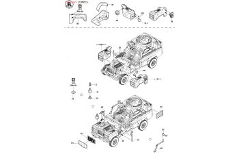 Сборная модель Автомобиль Land Rover Wolf WMIK