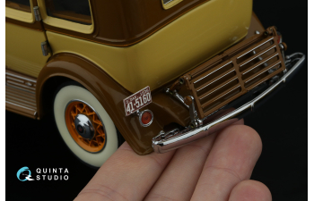 3D Декаль Автомобильные номера США, средний запад, 1910-1940 (для всех моделей) (на метал. основании)