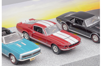 CHEVROLET Camaro SS 396 / PONTIAC Firebird / SHELBY GT-350 - American Muscle - Class of 1967