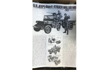 Сборная модель U.S.Jeep 1/4 ton 4x4 truck Willys