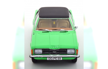 FORD Taunus GXL Saloon with vinyl roof (1971), green flat-black