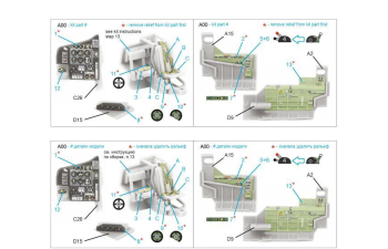 3D Декаль интерьера кабины Bristol Blenheim Mk.IV (Airfix)