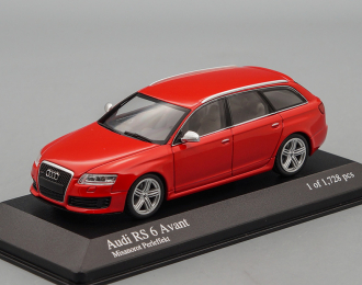 AUDI RS 6 Avant (2007), red metallic