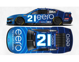 Ford Mustang #21 Josh Berry *21 eero*, blue/white 2026