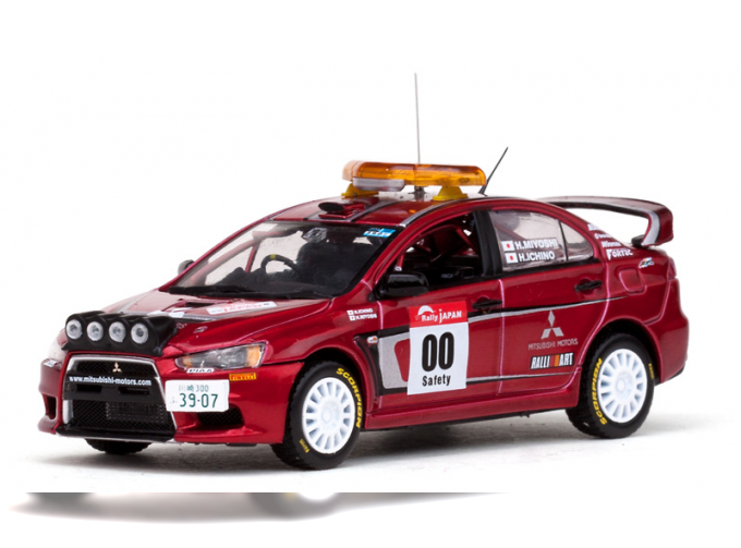 MITSUBISHI LANCER EVOLUTION X - #00 H.MIYOSHI/H.ICHINO, RALLY JAPAN (2007) - Course Car