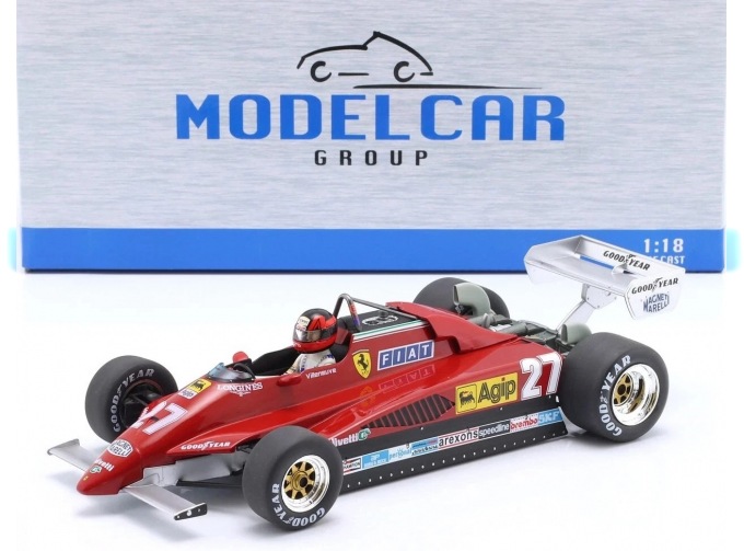 FERRARI 126C2 №27 Scuderia Ferrari SpA SEFAC Formula 1, Belgian GP, G.Villeneuve (1982)