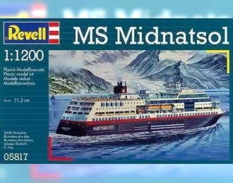Сборная модель Круизный лайнер MS Midnatsol (маршрут Хартигрутен)