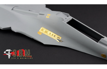 Cтвол пушки ГШ-30-1 и вентиляционные решетки для модели Суххой- 30СМ (Звезда)