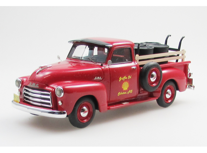 GMC Series 100 5-Window pickup (1953) - Shell gasoline delivery truck, red