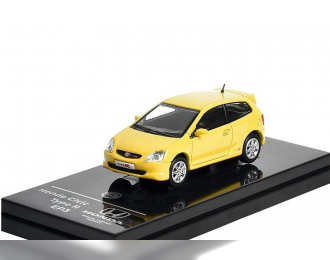 HONDA Civic Type R EP3 RHD (2001), yellow