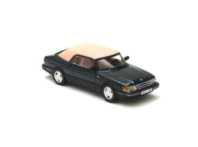 SAAB 900 Cabrio, dark green