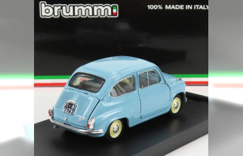 FIAT 600 BERLINA I SERIES (1955), AZZURRO CENERE - LIGHT BLUE