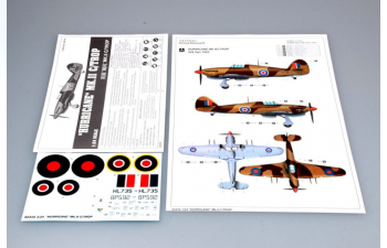 Сборная модель Британский истребитель Hawker HURRICANE Mk.ⅡC/TROP