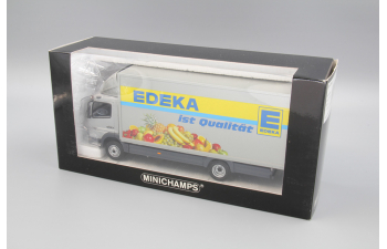 MERCEDES-BENZ Atego 815 box truck "EDEKA", silver