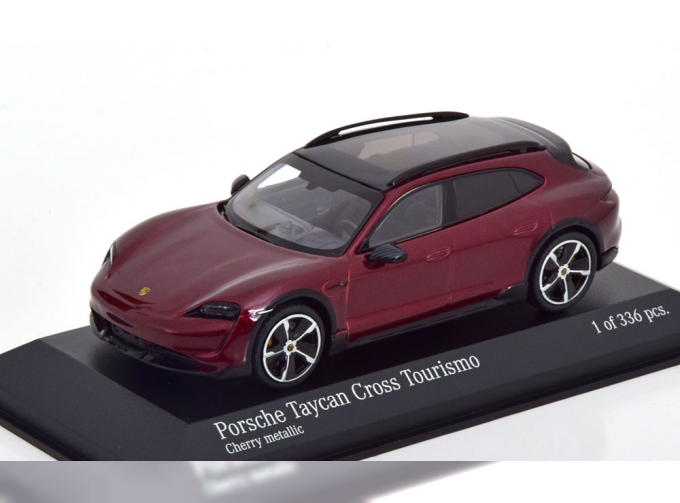 PORSCHE Taycan Cross Tourismo (2022), red metallic