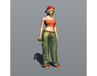 Фигурка Граффити 1, окрашенная