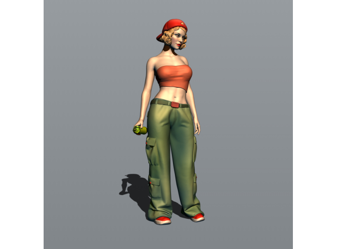 Фигурка Граффити 1, окрашенная