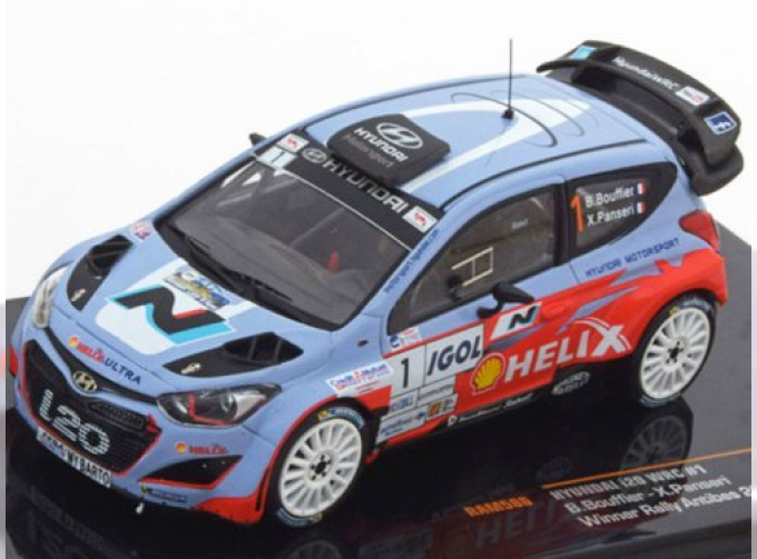 HYUNDAI i20 WRC #20 Neuville/ Gilsoul Winner Rally Sardinia 2016